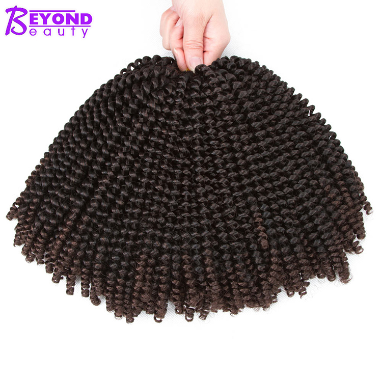 beyond beauty spring twist hair short curly crochet braiding hair