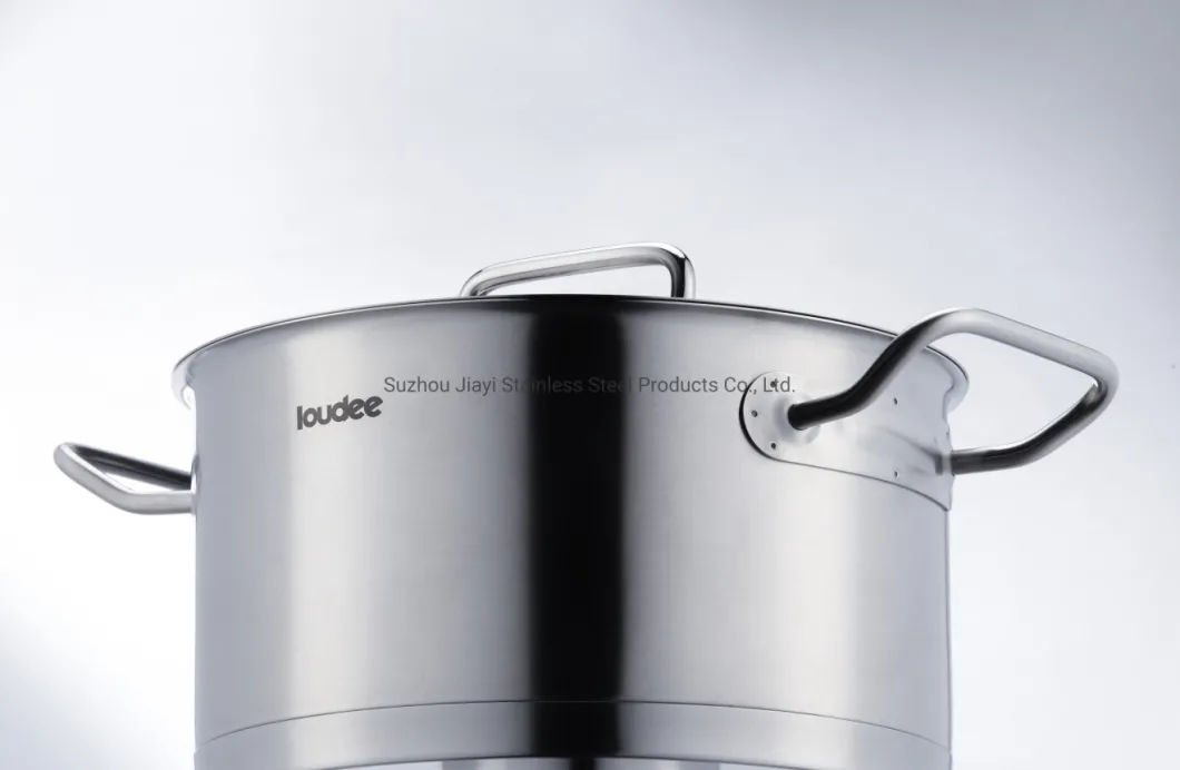 High Quality Kitchen Utensils Professional Manufacturer Cooking Stock Pot with Glass Lid