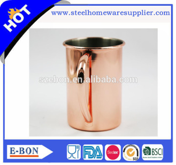 High quality stainless steel copper mug travel mug magic mug