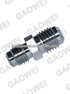 stainless steel straight Adapter, Male Flare To Male Flare, dispense fitting