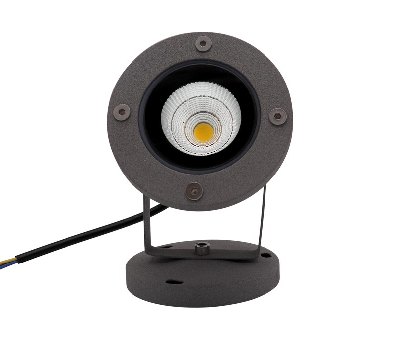 Refletor LED externo de alumínio de 10W para jardim