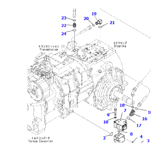 6162-75-2160 Pompe d&#39;injection pour SA6D170E