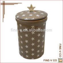 Ceramic Cookie Holder Ceramic Pet Food Pot