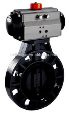 High quality pnuematic PVC butterfly Valve