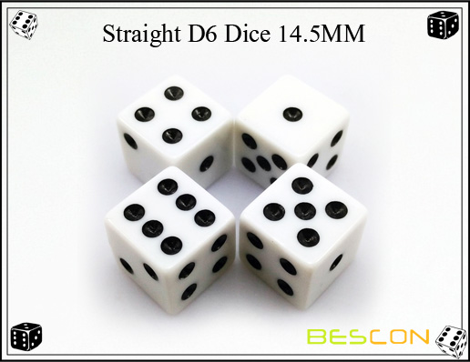 Straight D6 Dice 14.5MM