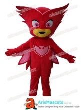 Pj masks owlette mascot costume, cartoon mascots for kids party, custom mascots made
