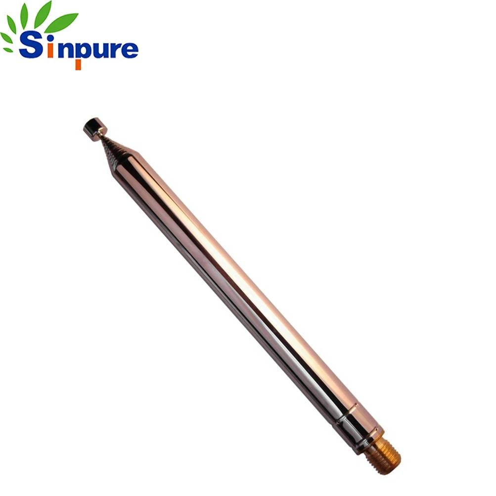 Customized Lenth Telescopic FM VHF UHF Brass Rod Antenna 5 Section