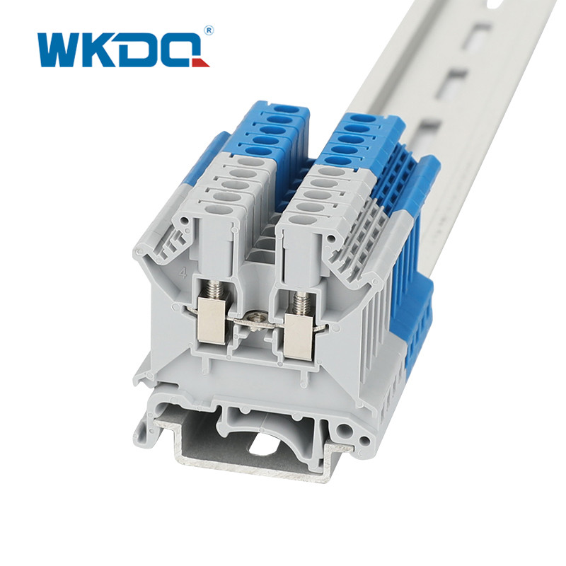 UK3N Terminal Block Din Rail Type كتل توصيل طرفية لولبية UK 3N