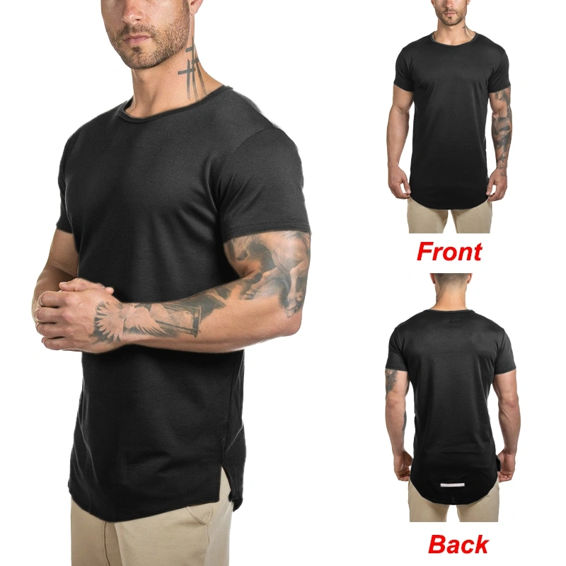 Men Dry Fit Blank Custom Workout Tracksuit Gym Wear T-Shirt