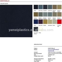 MONTICELLO pvc leather cloth for sofa and car seats