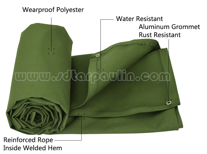 Lona de lona Canvas Tarp