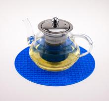 Mutil-purpose silicone round mat hotpot resistant trivet