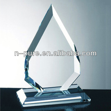 Blank Teardrop Crystal Trophy