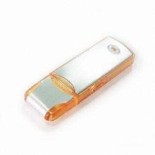 Orange USB Flash Drive, Supports Microsoft Windows 98/ME/2000/XP, Mac OS 9.x/X, and Linux 2.4x OS