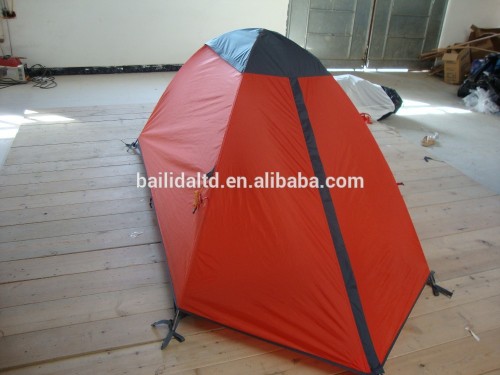 red color family camping tent