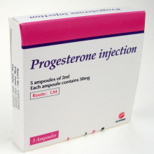 Инъекция прогестерона Corpus Luteum гормон Crinone Прогестерон Прогестерона 2 мл
