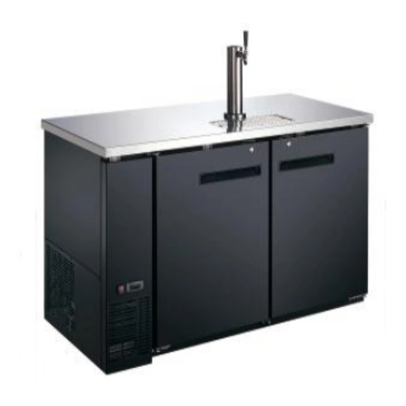 Single Door Black Cold Commerical Beer Dispenser