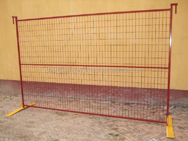 Canada Used Construction Site Temporary Galvanized Steel Fence