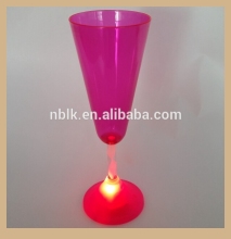 LED Light Up Flashing Champagne Glass