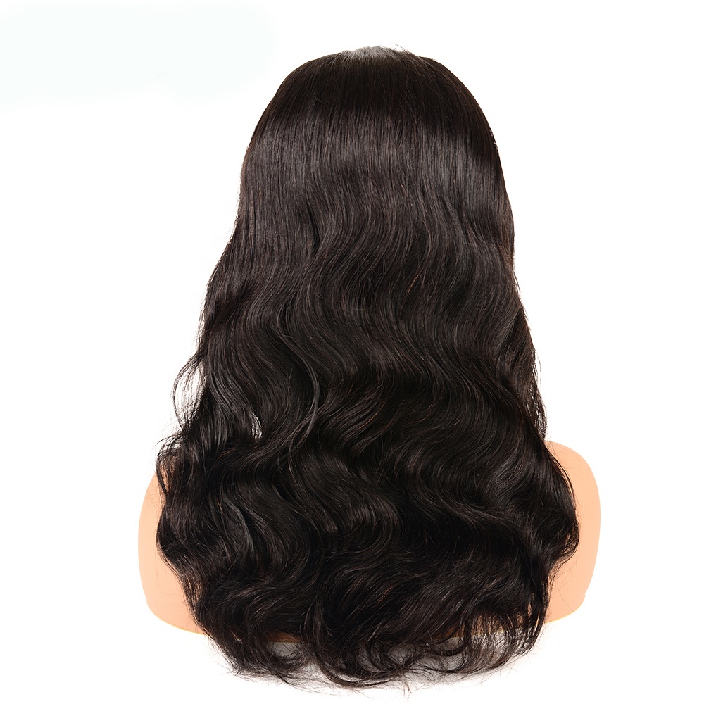 Top Quality No Shedding And No Tangle Human Hair Lace Front Wigs, Factory Price  Humain Hair Extensions Long Wigs