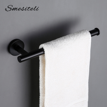 Towel Bar Paper Holder Polished Roll Gold 304 Stainless Steel Black In 4 Colors For Kitchen & Bathroom Accessories Kit