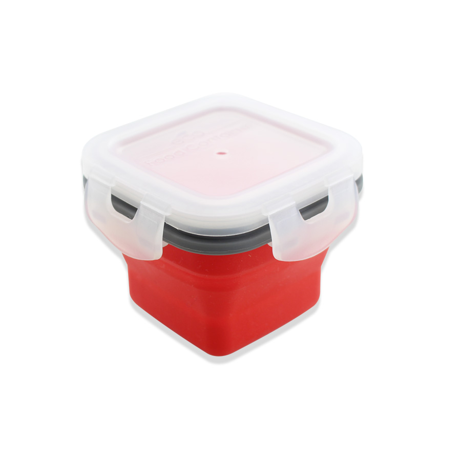 Silicone Collapsible Food Storage Containers With Lids