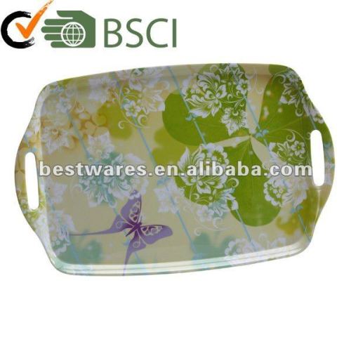 Melamine Party Food Tray/ melamine serving tray