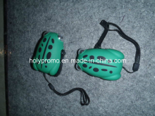 Promotional Frog Shaped Wind-up Dynamo Flashlight