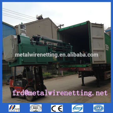 chain link fence machine Double Spiral Chain Link Wire Fence Netting Machine Machinery