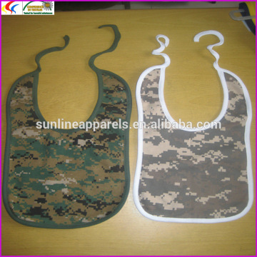 camo 100% cotton baby bib