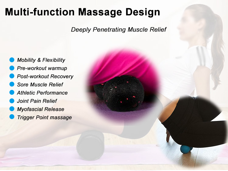 Back Foot Neck Spine Shoulder Physical Point Therapy Peanut Massage Ball