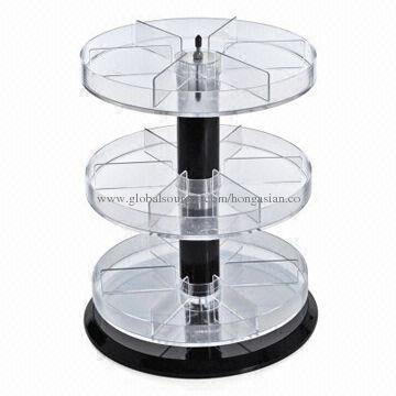 Revolving counter display racks