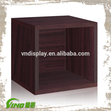 Wood Square Wall Cube Shelves , Wooden Cube Box , Decorative Wood Shelf