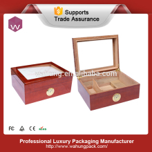 Empty MDF Cigar Box With Window/Wood Cigar Boxes Manufacturer In China