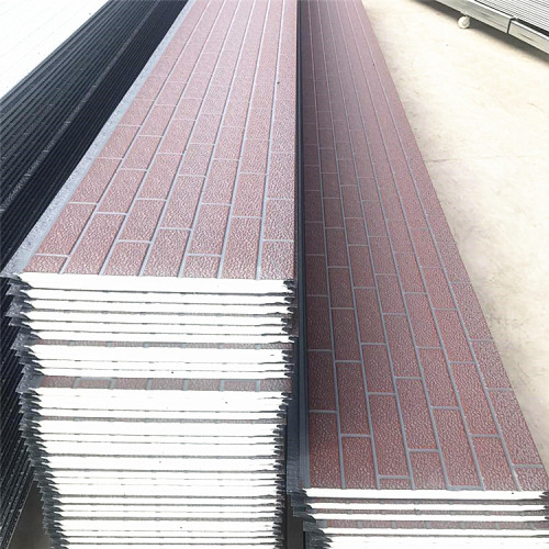 Brick PU Foam Insulated Decorative Metal Siding