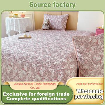 Luxury Gentle Texture Pre Washed Cotton Bed Cover