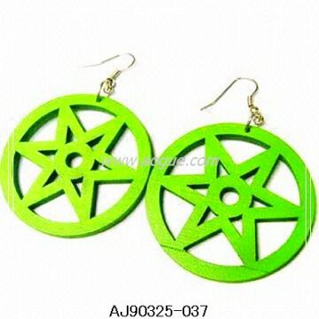 lovely wooden earring