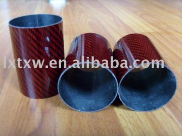 red carbon fiber (glossy finish tube)