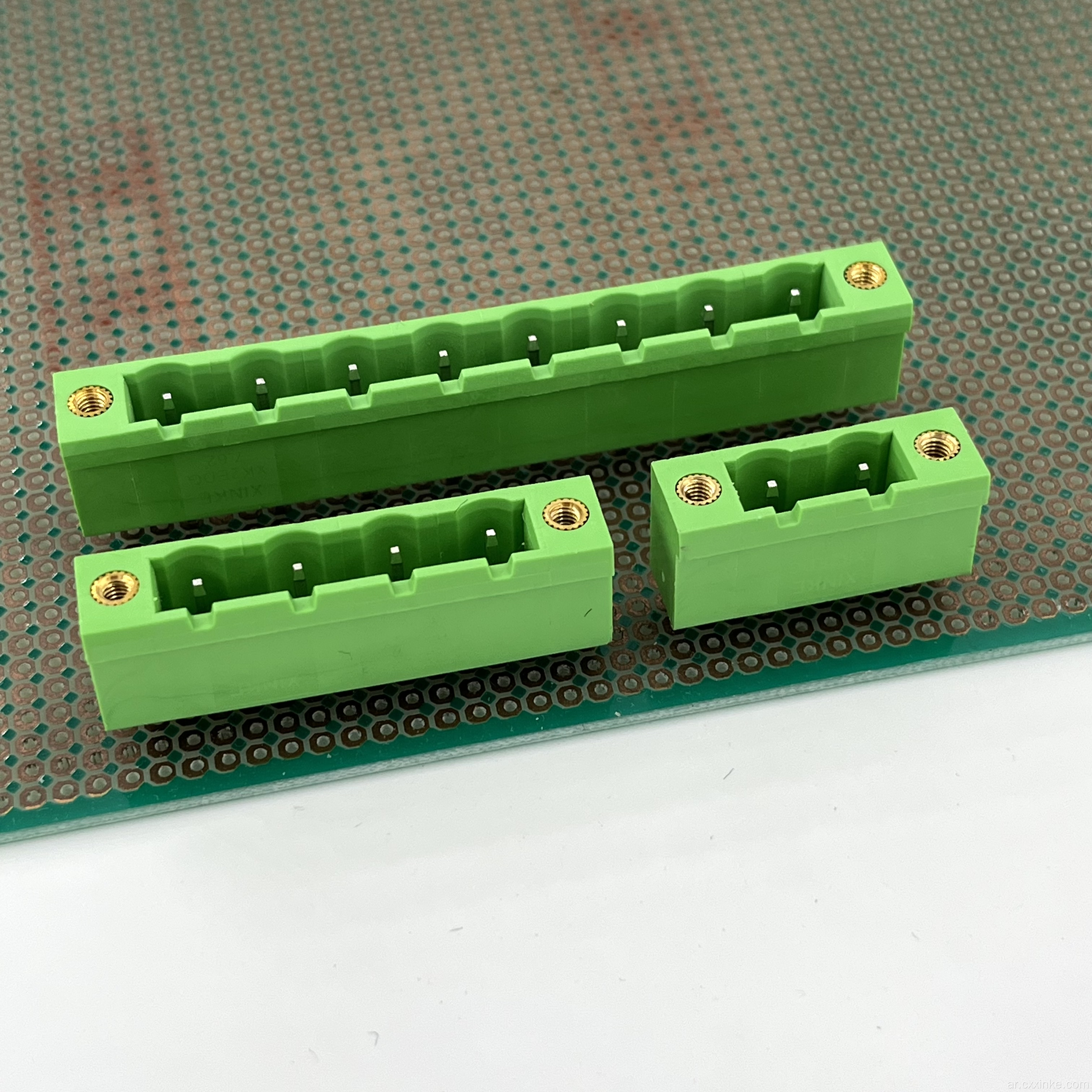 7.62mm plug-in pcb terminal bin als pin incl