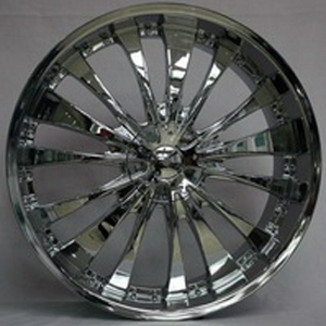 Aluminum Alloy Die Casting Wheel Rim Surface Chrome Plating