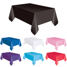 Disposable Solid Color Tablecloth for Birthday and Wedding Parties