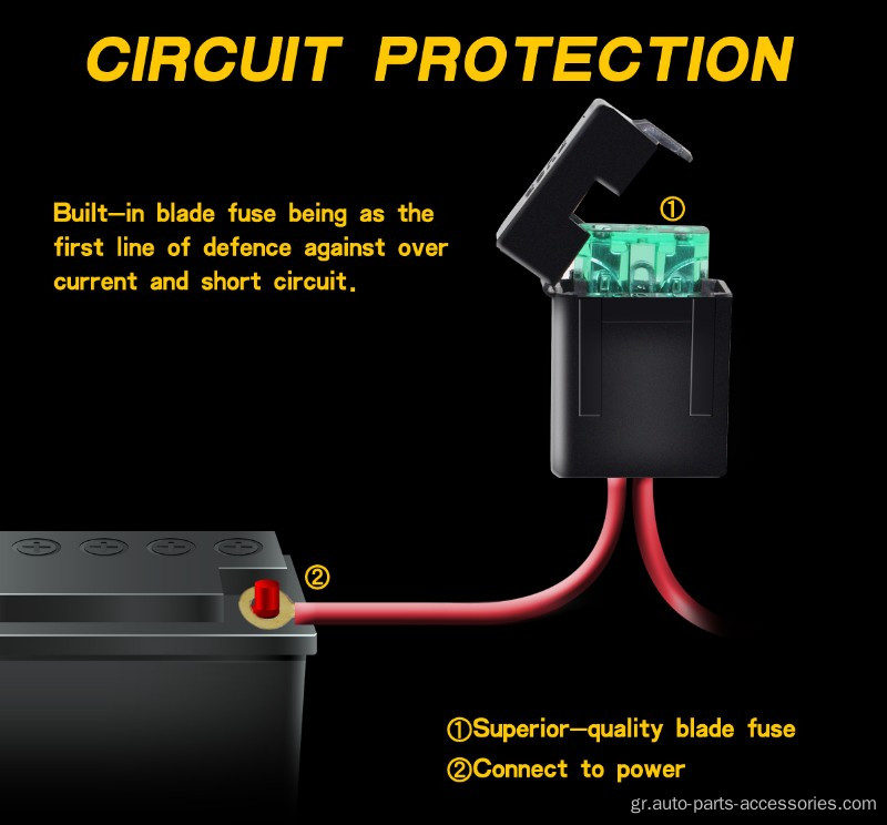 300W 12V 40A Switch Automotive Relay Kit