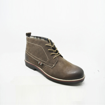 classical design high quality genuine leather chukka style boots