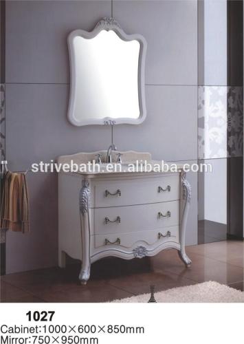 Wooden Furniture Bathroom Vanities with Make Up Mirror