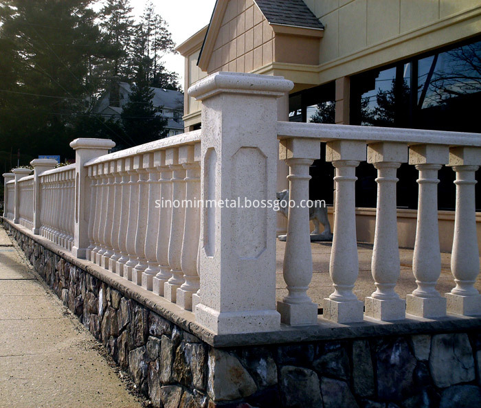 stone stair railing