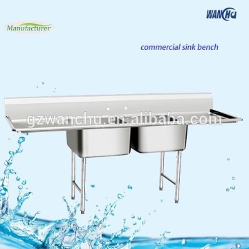 Double Bowl Double Drainer Stainless Steel Kitchen Sink