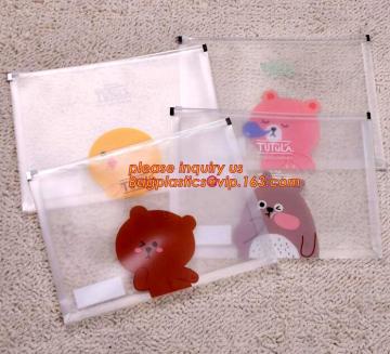 Zipper Bag Plastic Zipper Small Stationery Bag, pvc stationery mesh bag, PVC Button stationery bag for rules,or stockings,socks