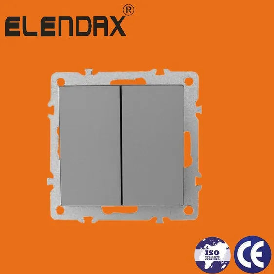 2-Key Power Switch with 10A 250b Illuminated Concealed Installation of Elendax