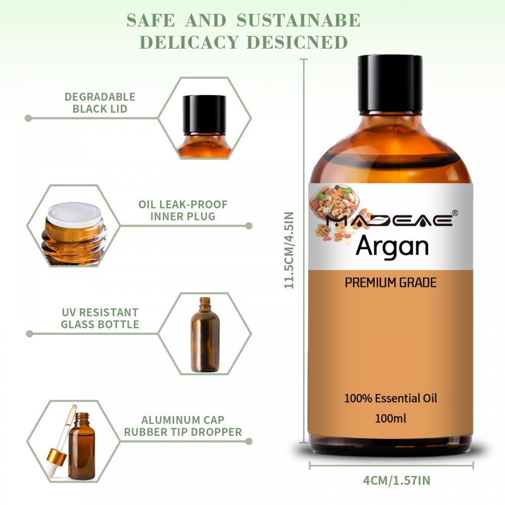 Produits de soins de soins de cheveux naturels en gros Shampooing et conditionneur d&#39;huile d&#39;argan pure