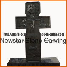Simple Cross Jesus Tombstone for Graveyard mm1737